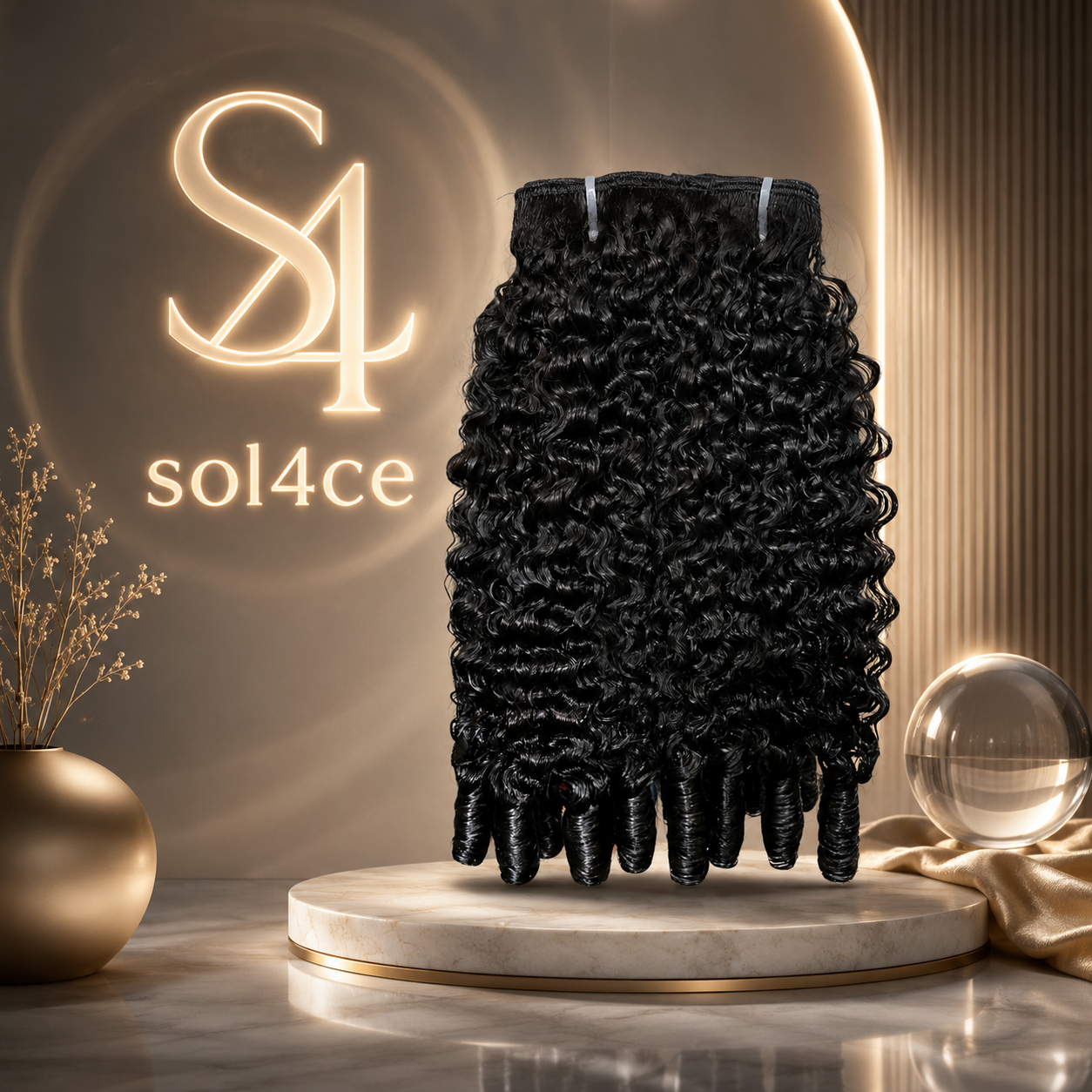 SOL4CE Noir Curl Extensions