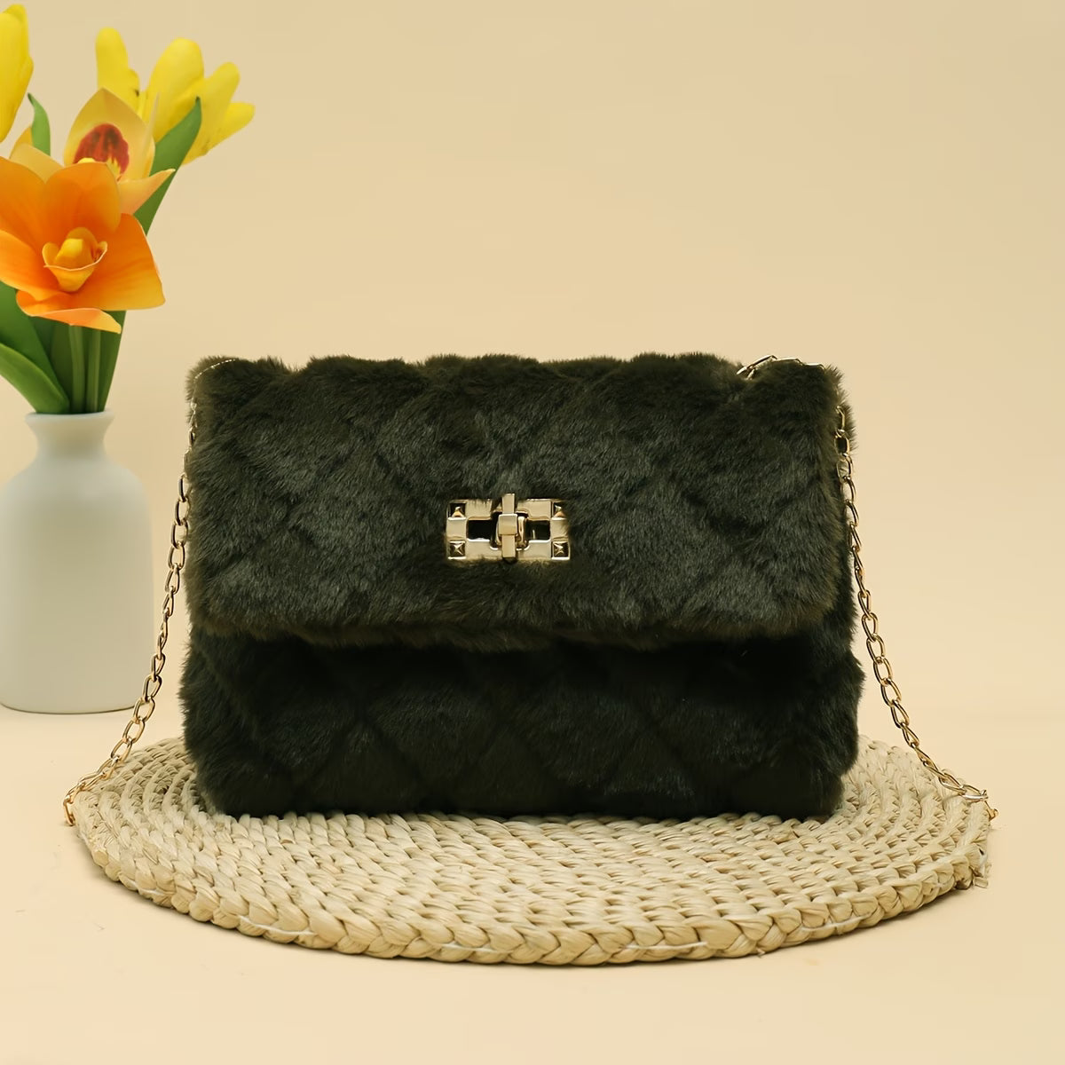 SOL4CE Plush Crossbody Bag