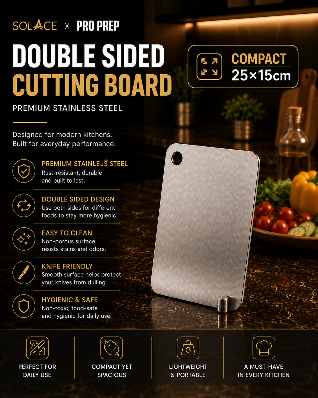 ProPrep™ Double-Sided Cutting Board