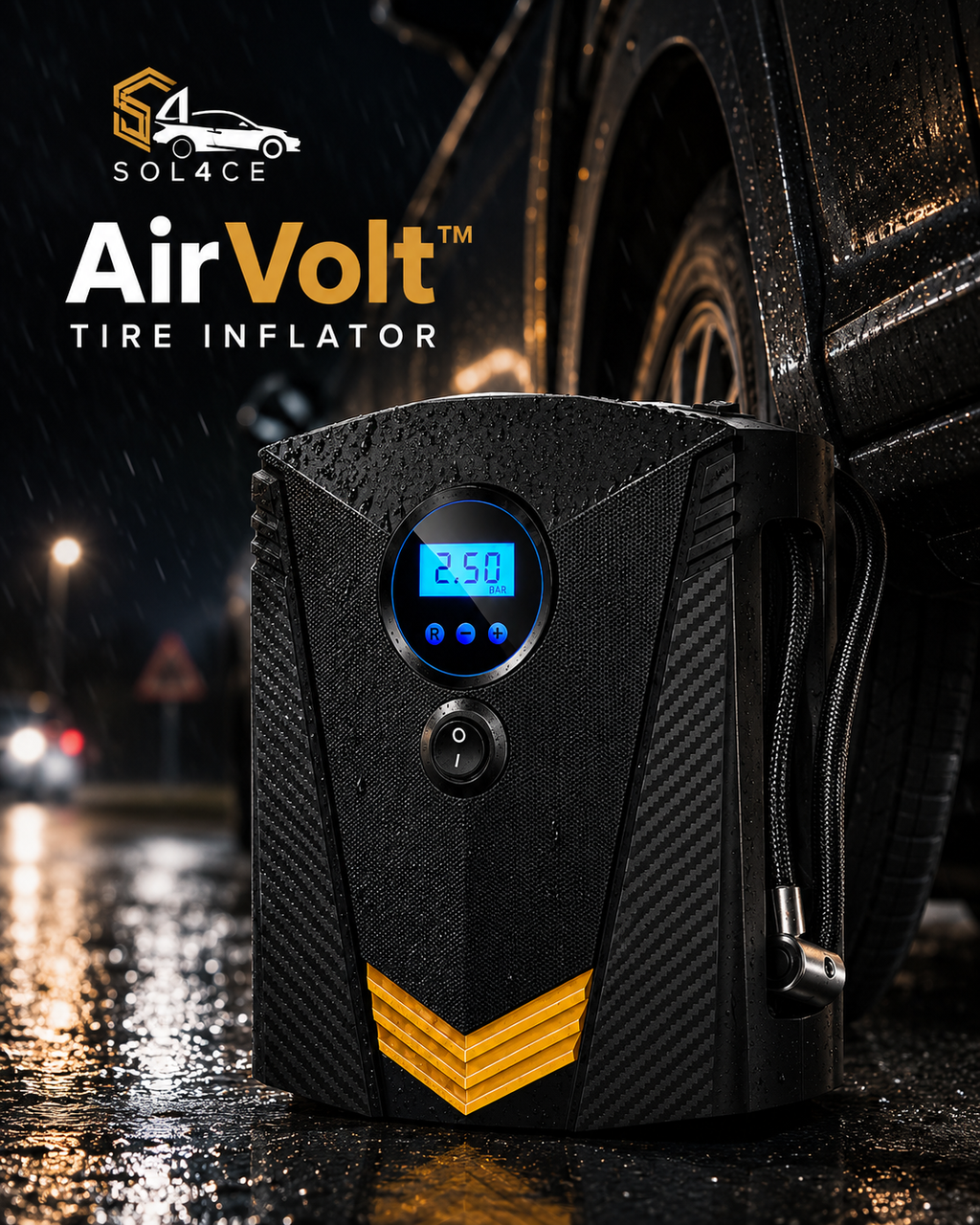 SOL4CE AirVolt™ Tire Inflator