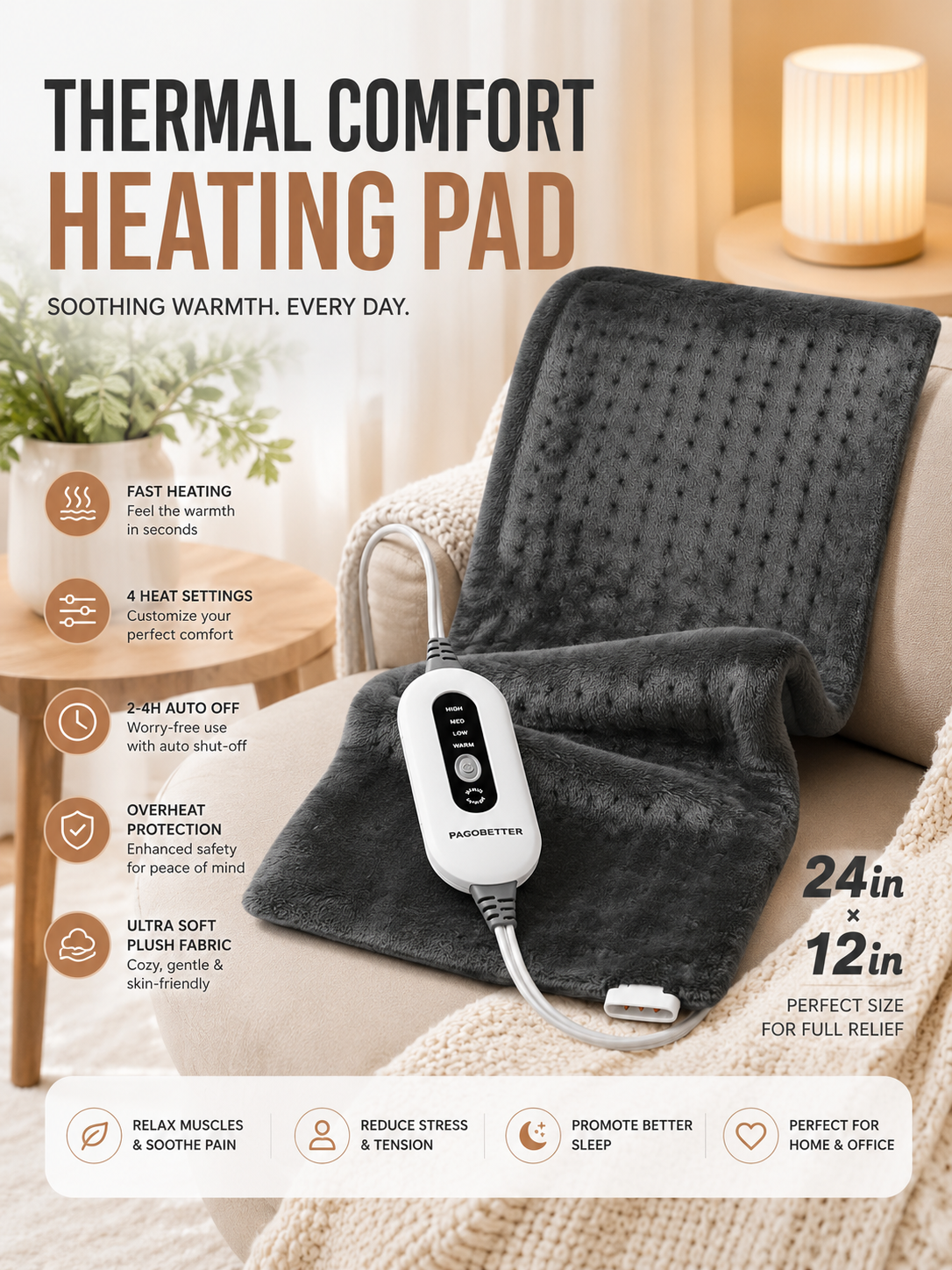 Thermal Comfort Heating Pad