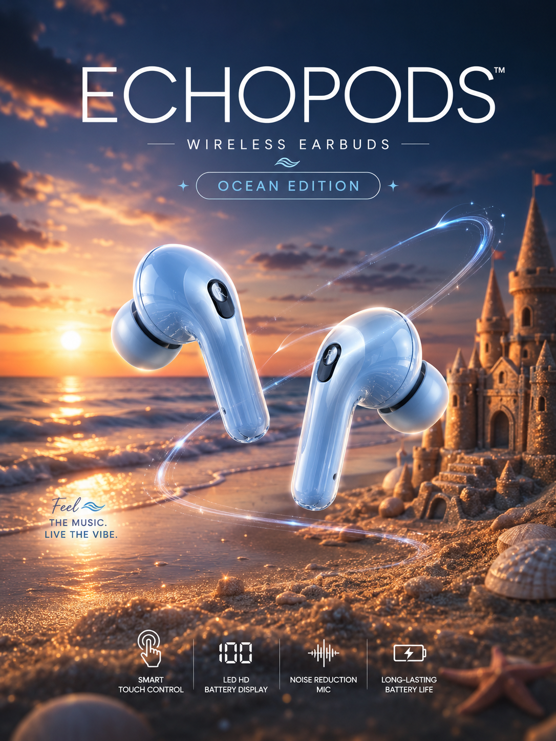 EchoPods™ Wireless Earbuds