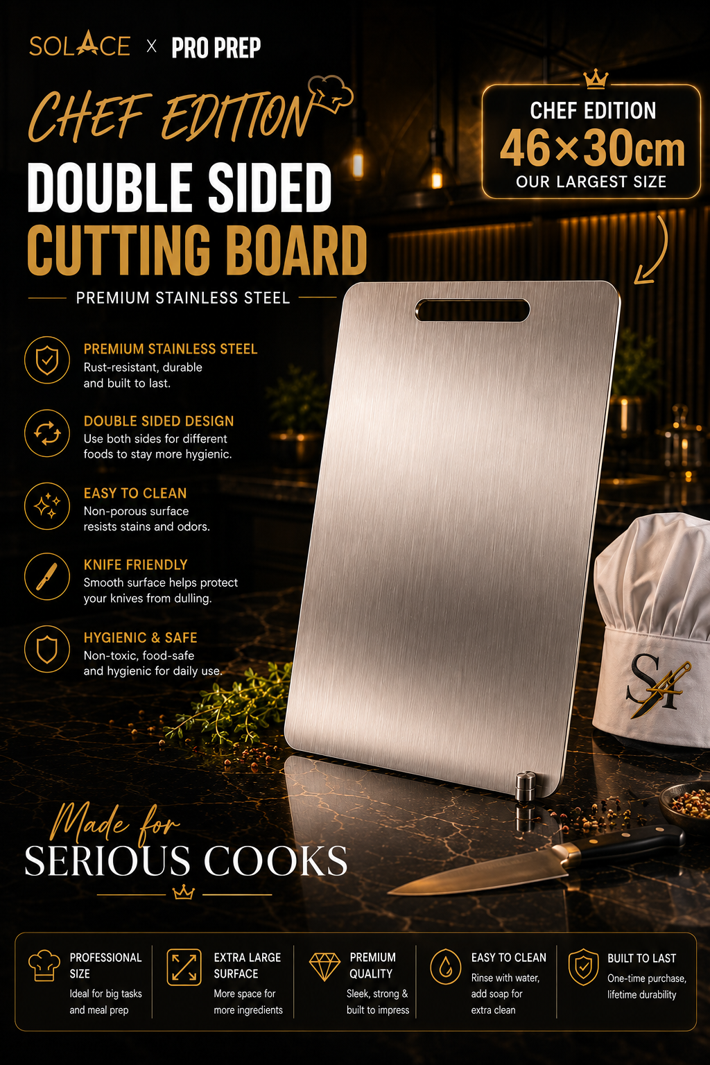 ProPrep™ Double-Sided Cutting Board