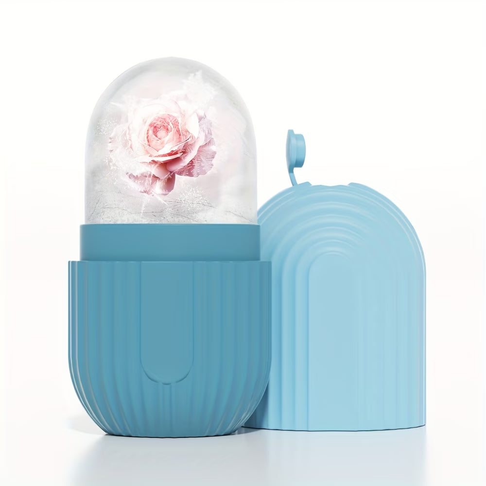 CryoGlow Facial Ice Roller – Cooling Beauty Massage Tool