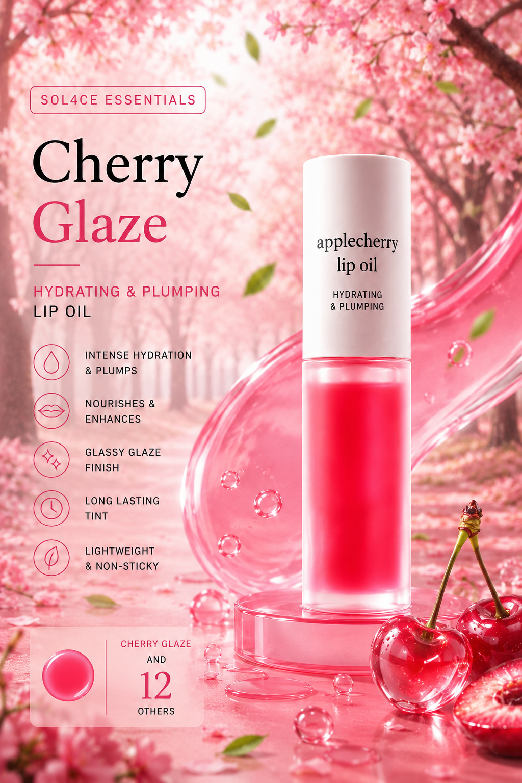 SOL4CE Velvet Hydrating Lip Oil