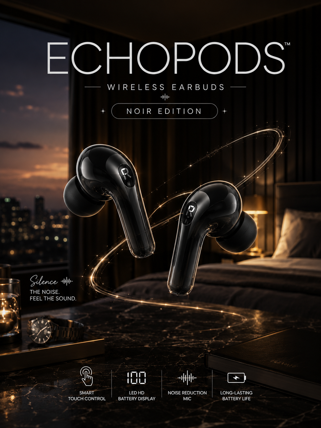 EchoPods™ Wireless Earbuds