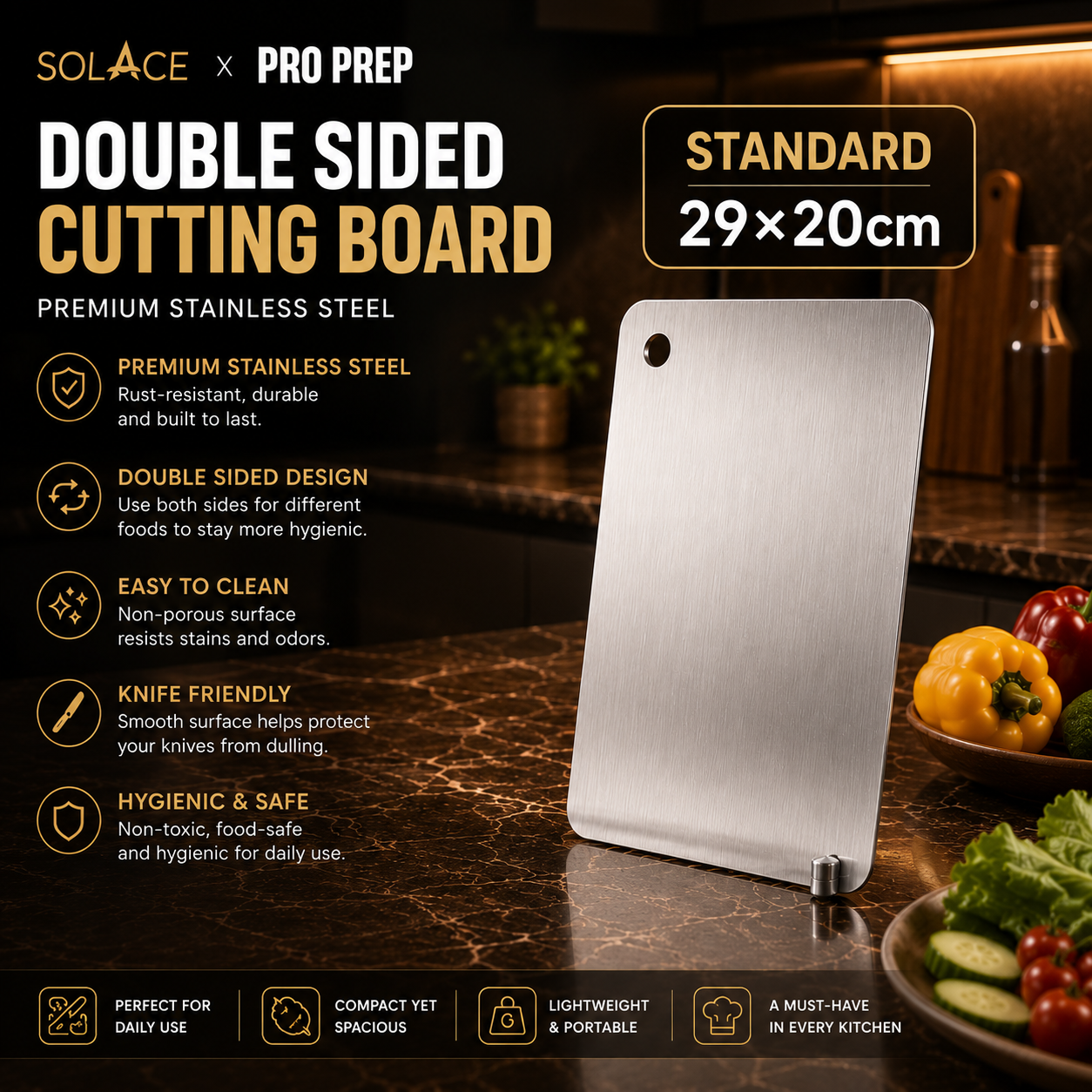 ProPrep™ Double-Sided Cutting Board
