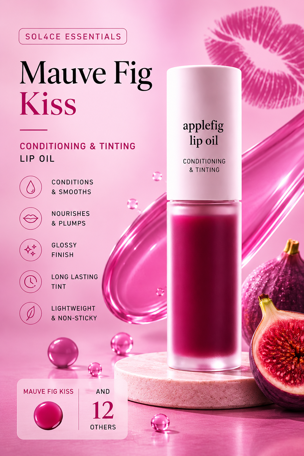 SOL4CE Velvet Hydrating Lip Oil