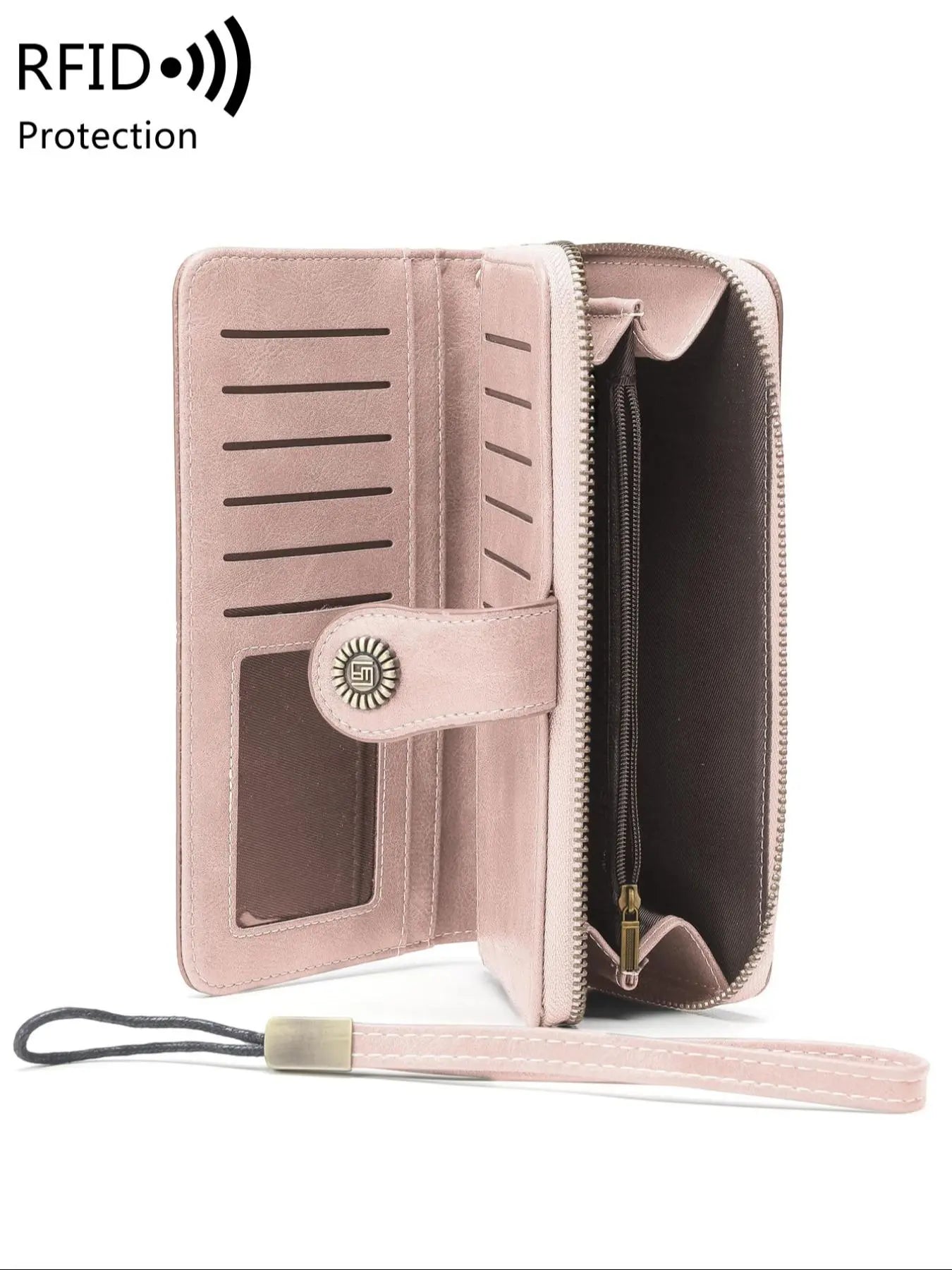 Vintage RFID Clutch Wallet