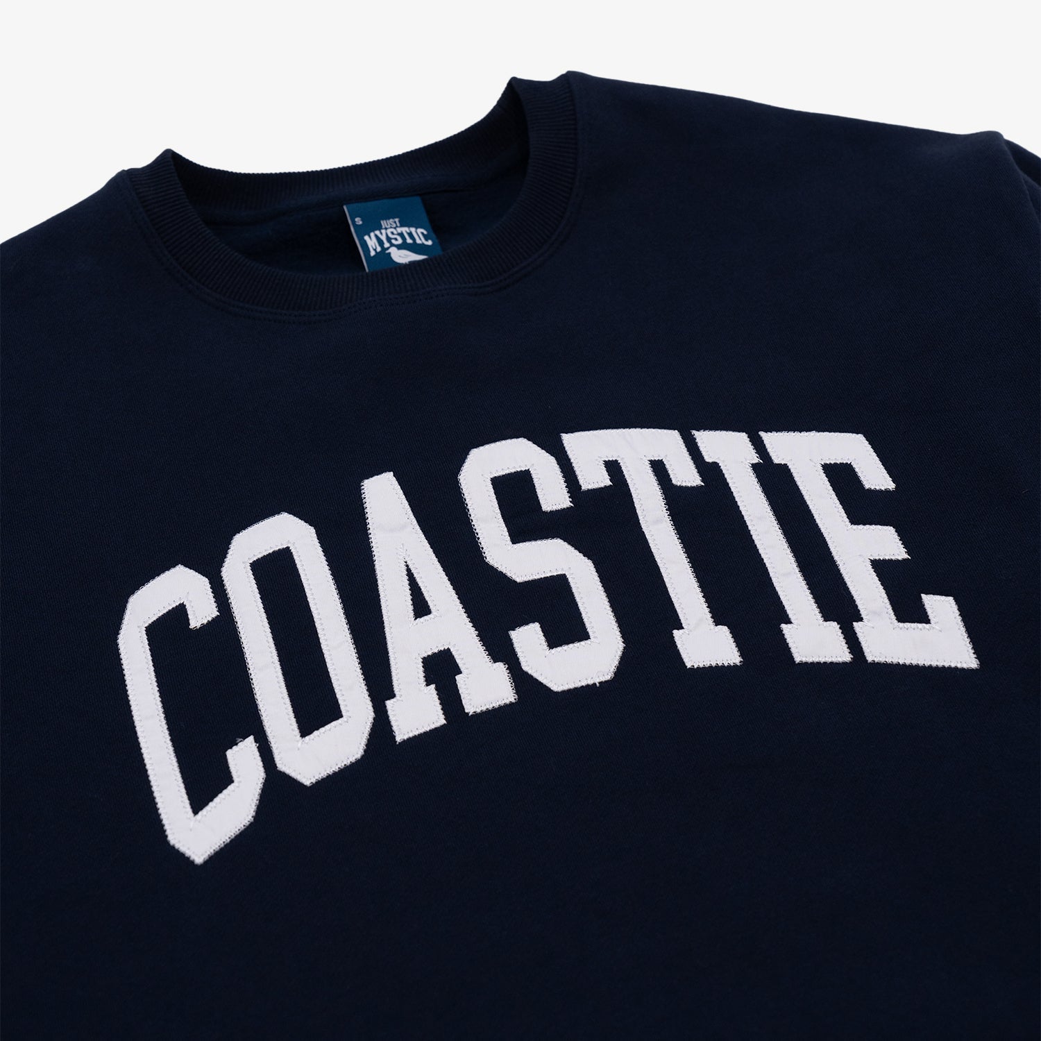 Coastie Embroidered Crewneck - Navy