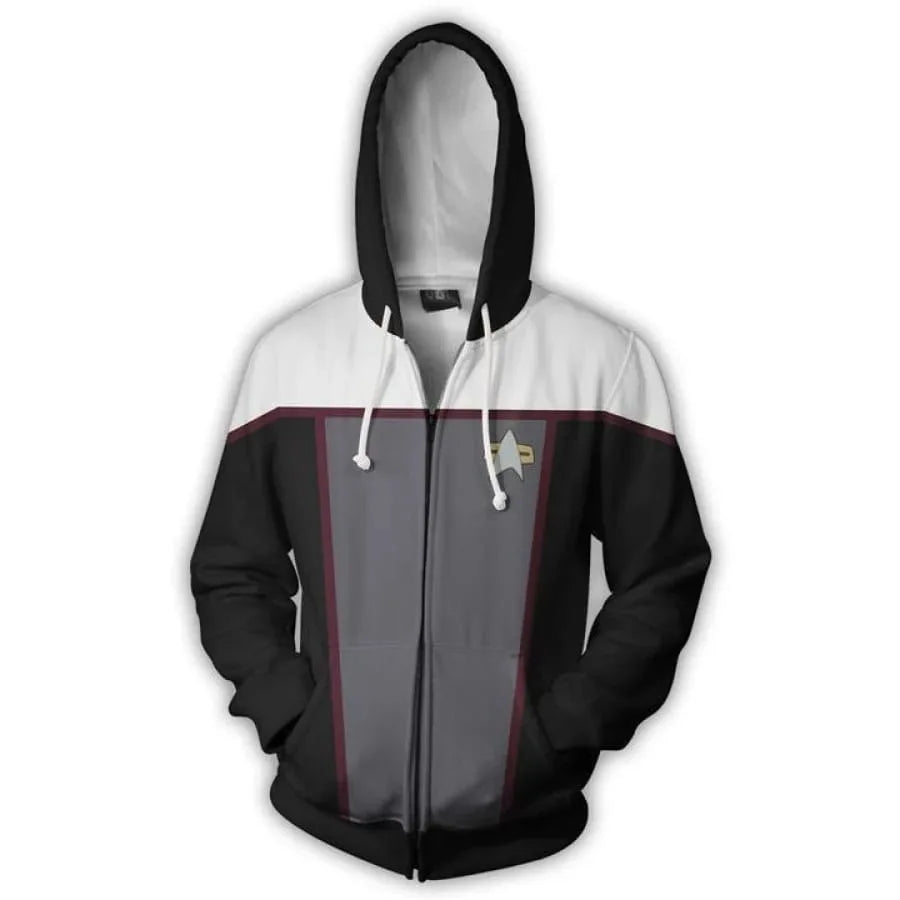 Star Voyager Trek Hoodies 3D Print Men Hoodie Hoody Man Hip Hop Casual Coat Sweatshirts with Zipper