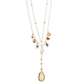 Eternal Afterglow Pearl Seashell Necklace Set