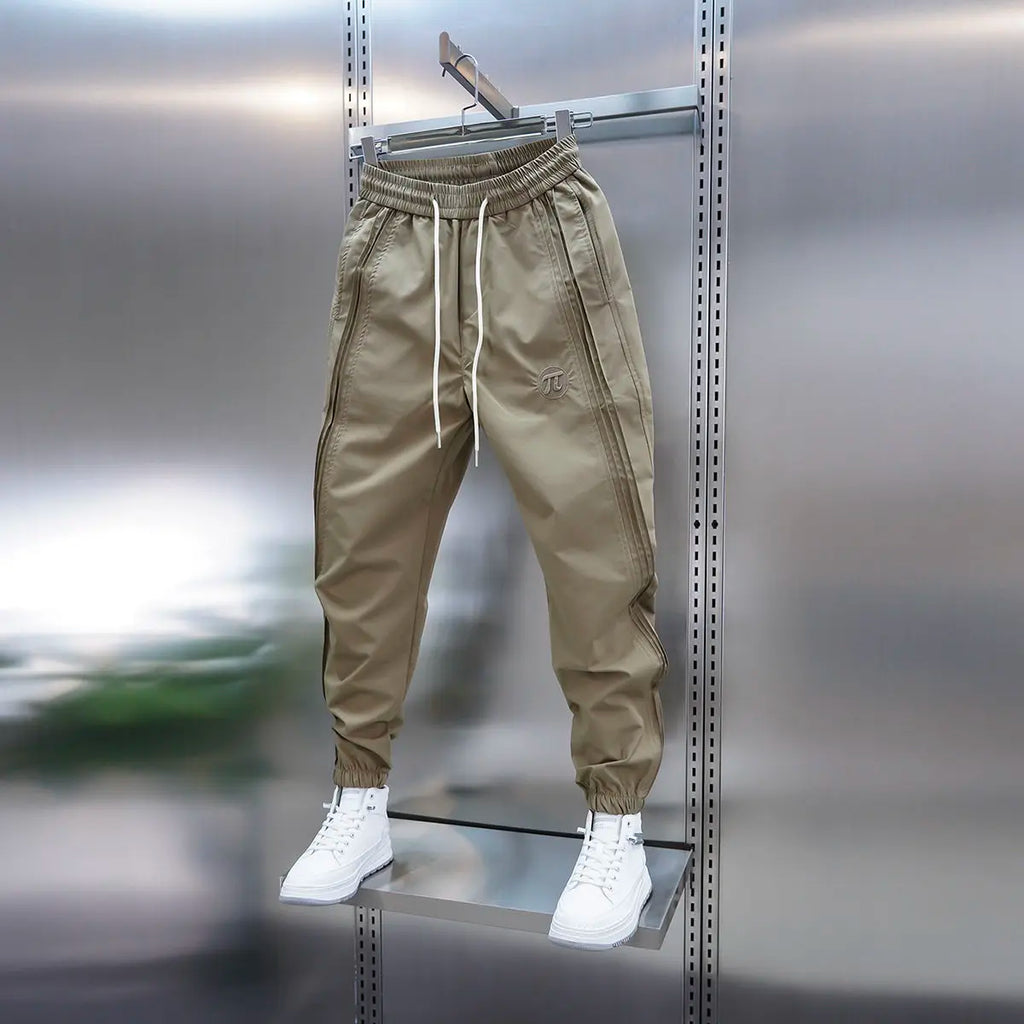 Solid Color Simple Striped Sweatpants Fashion Harem Pants Outdoor Jogger Trousers High Quality Luxury Brand Men clothing
