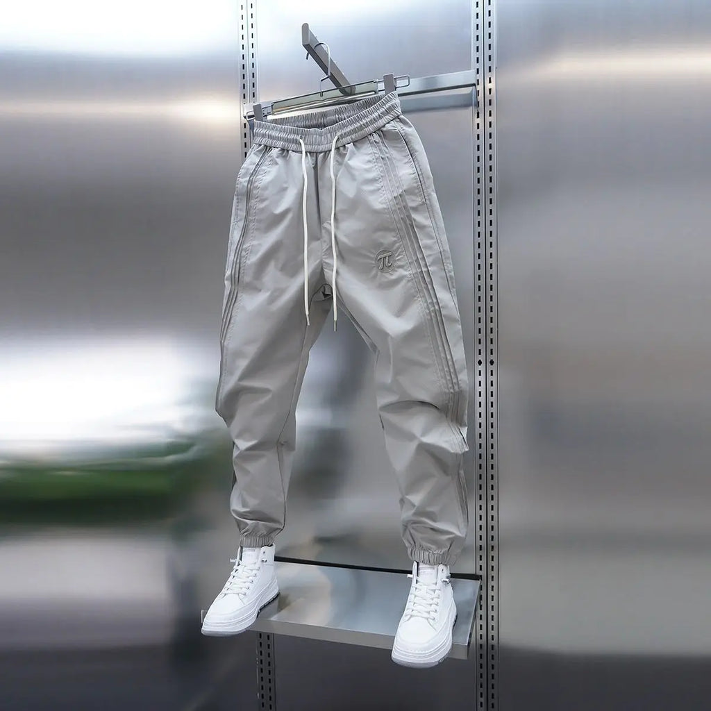 Solid Color Simple Striped Sweatpants Fashion Harem Pants Outdoor Jogger Trousers High Quality Luxury Brand Men clothing