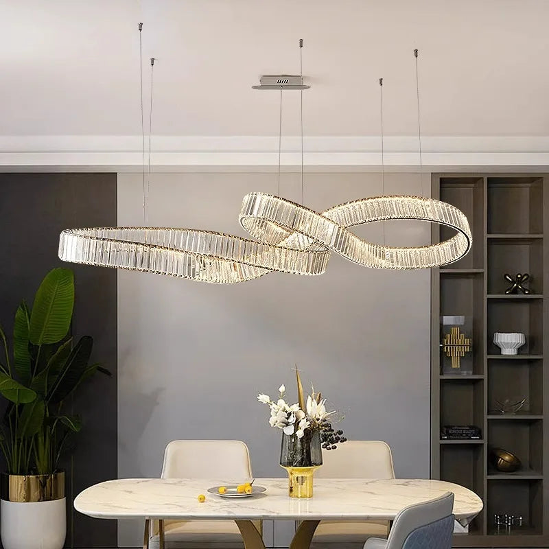 home decorationPendant lights, luxury crystal living room chandelier, dining room Pendant lamp, ceiling light, indoor lighting
