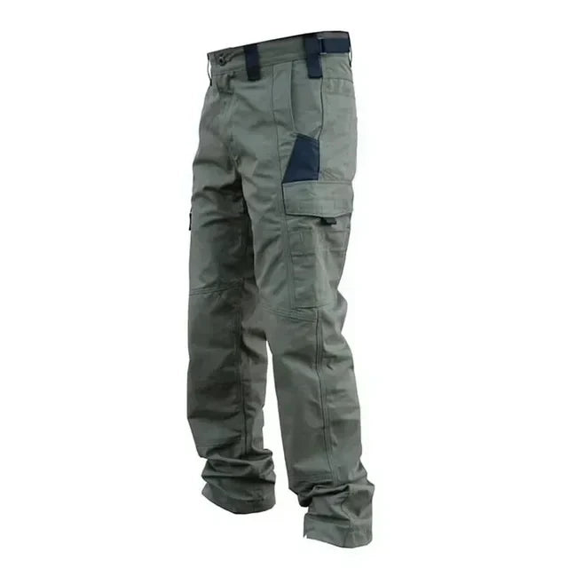 Wear Resistant Work Pant Man Multi-pocket Straight Cargo Trousers Outdoor Jogging Tactical Pants Spring Autumn Casual Trousers