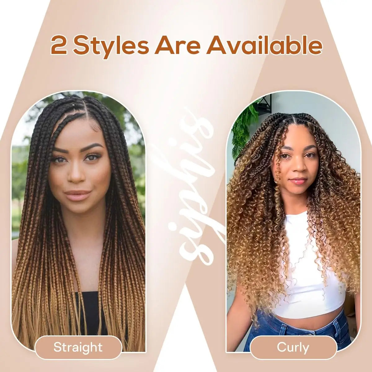 4+1 5 Dundle Deals Brown To Honey Blonde Curly Crochet Braids Pre Stretched,Ombre Knotless Boho Hair for Braiding Hair Synthetic