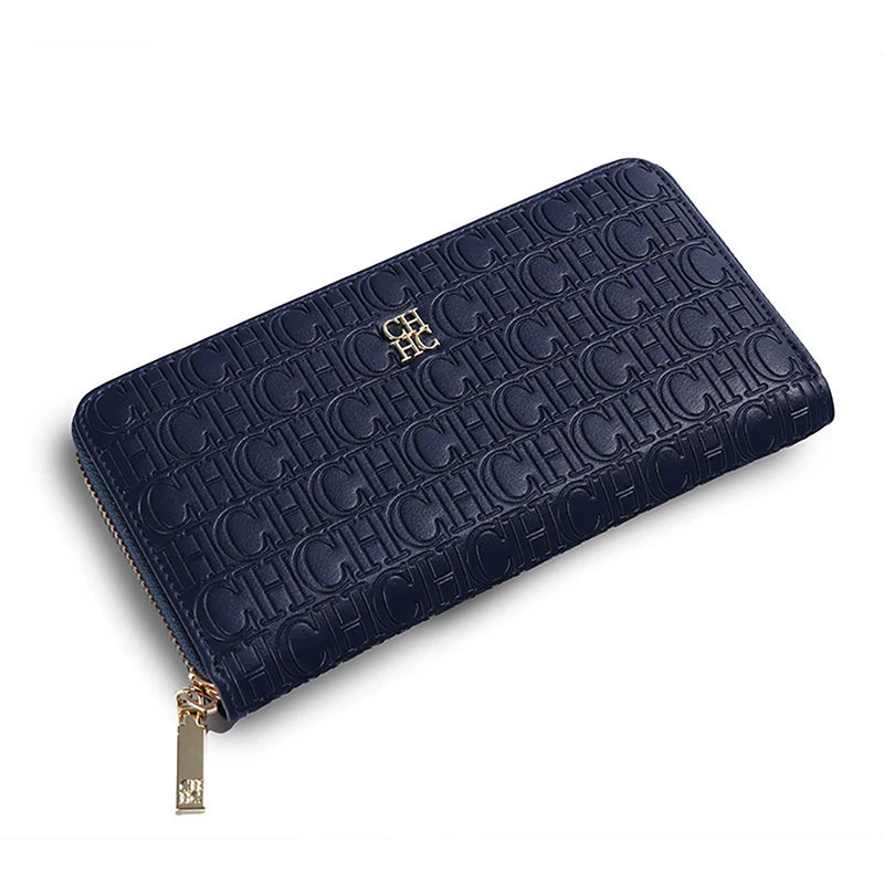 CH Fashion Classic Women's Wallet Standard Solid Color Design Letter Embossed Women's 2026 New Luxury Wallet