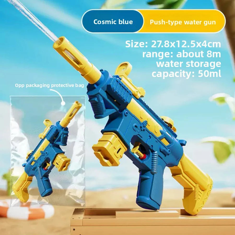Water Gun Summer M416 Non Electric Pistol High-pressure Full Automatic Shooting Water Beach Toy Gun For Kid Children Boys Girls