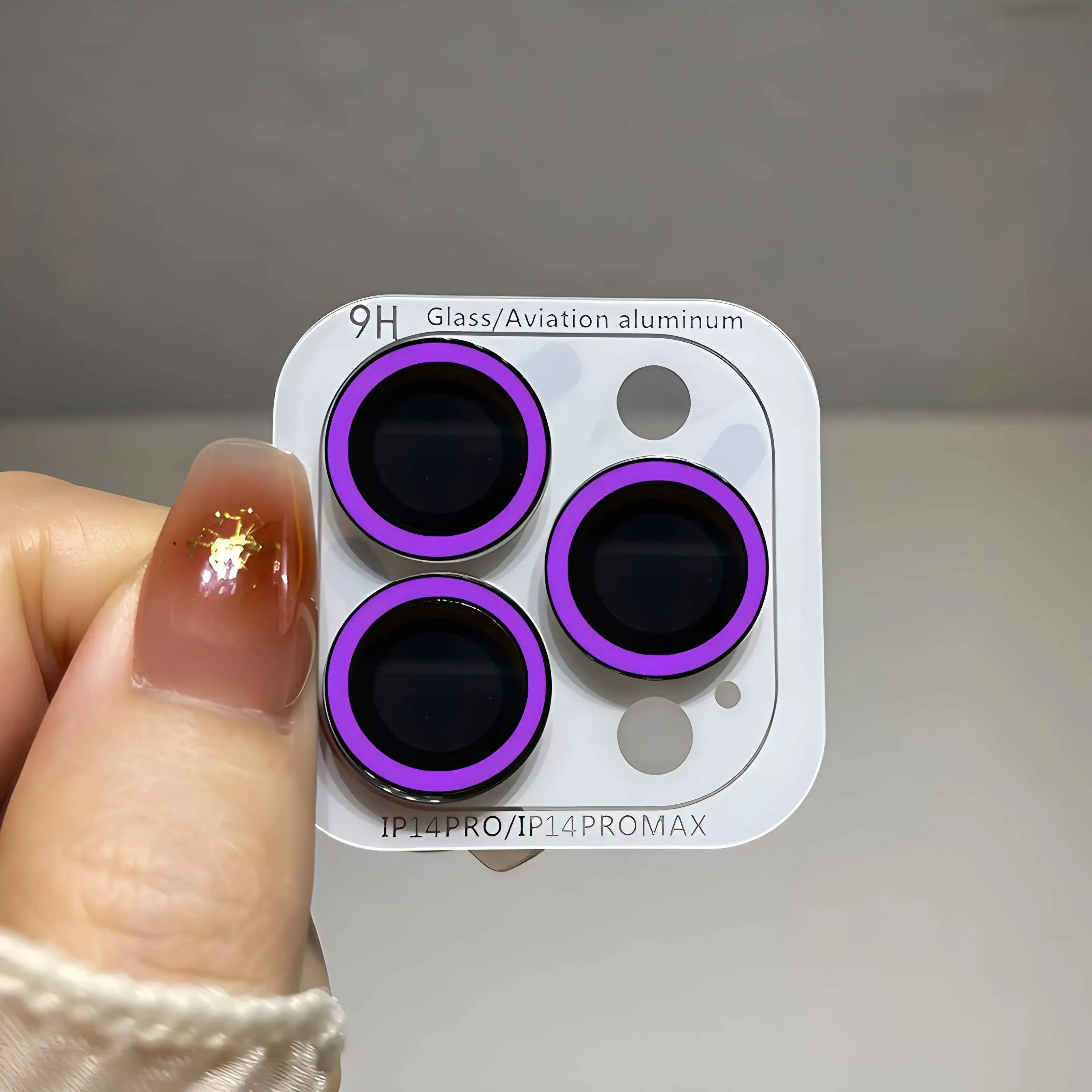 2-3Pcs Luminous Ceramic Camera Protector Film For IPhone 16 12 13 14 15 Pro Max 15 Plus 13 12 Mini Lens Ring Glass Glowing Cap