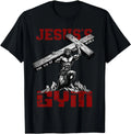 Christian Workout Tee Jesus's Gym Bodybuilder Motivation T-Shirt  Graphic T Shirts  Men Clothing Tops  Streetwear Ropa Hombre