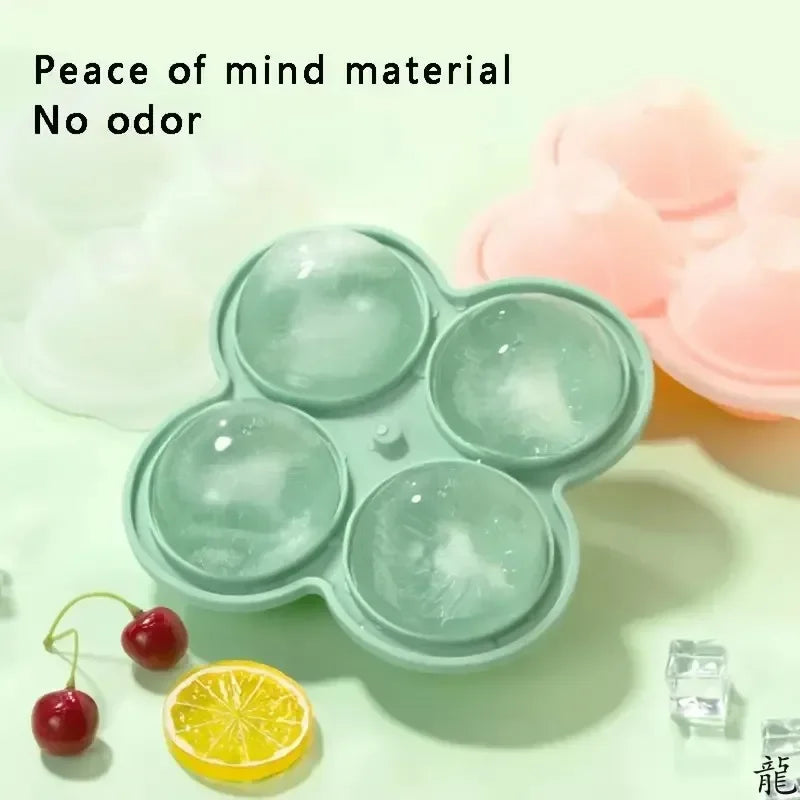 1pc Large Silicone Ice Cube Trays - Easy-Release, No Leakage, Perfect for Whiskey, Cocktails, Juice, and Parties