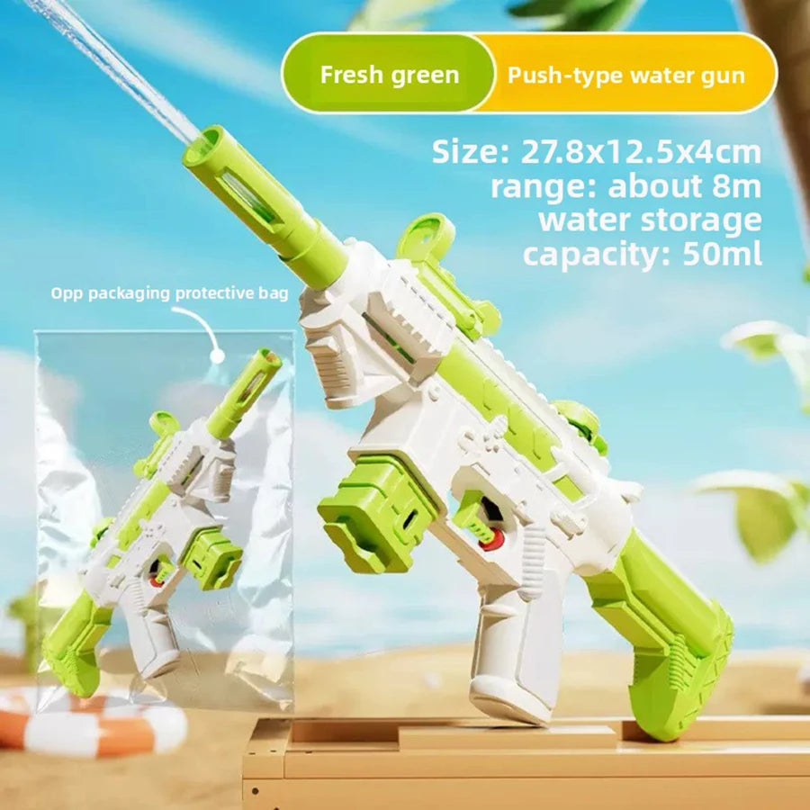 Water Gun Summer M416 Non Electric Pistol High-pressure Full Automatic Shooting Water Beach Toy Gun For Kid Children Boys Girls