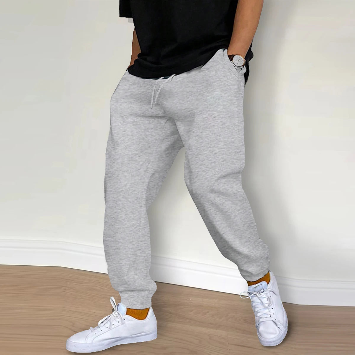 Men's 2025 Dynamic Jogging Fitness Running Pants Outdoor Leisure Sports Trendy Dressed Jogging Pants