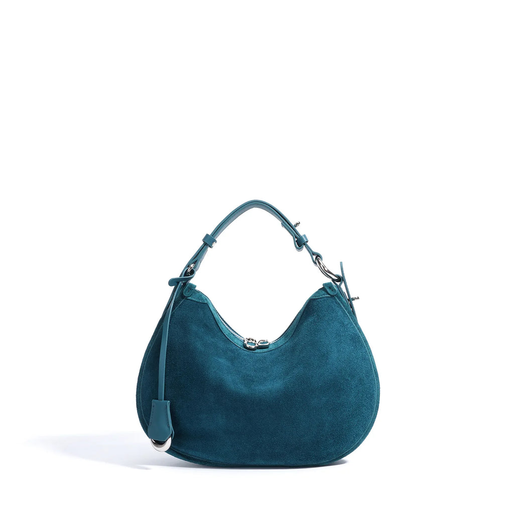2025 Spring Summer Suede Hobo Bag Sophisticated Single Shoulder Tote Vintage Inspired Trendy Crossbody Pack Women's Handbag