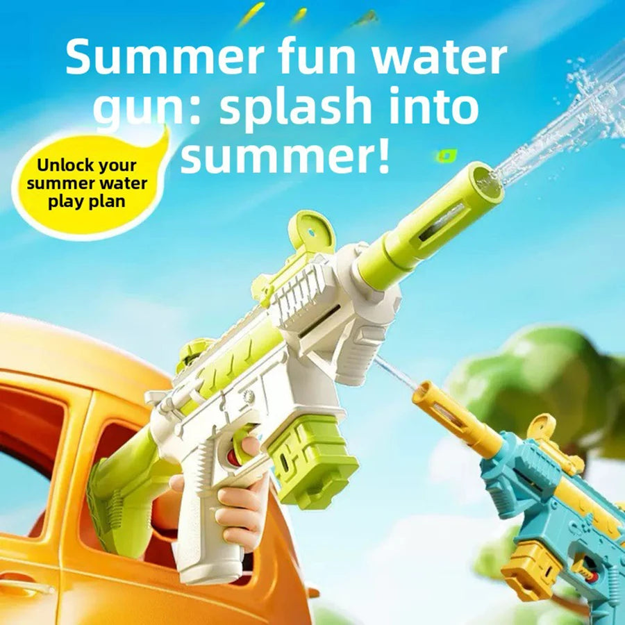 Water Gun Summer M416 Non Electric Pistol High-pressure Full Automatic Shooting Water Beach Toy Gun For Kid Children Boys Girls