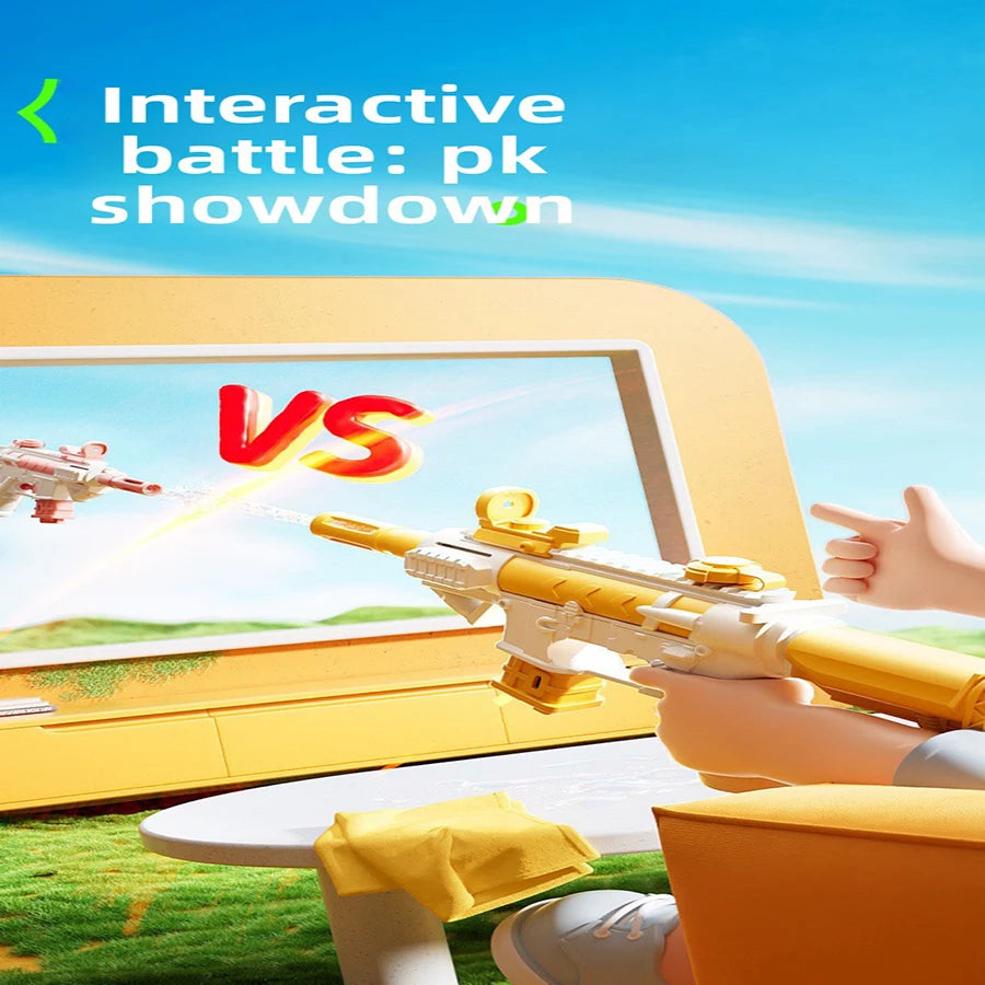 Water Gun Summer M416 Non Electric Pistol High-pressure Full Automatic Shooting Water Beach Toy Gun For Kid Children Boys Girls