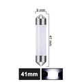 1/10 PCS Car Interior Dome Light C5W C10W Festoon LED Bulb 31mm 36mm 39mm 41mm COB 12V 7000K White Auto Trunk License Plate Lamp