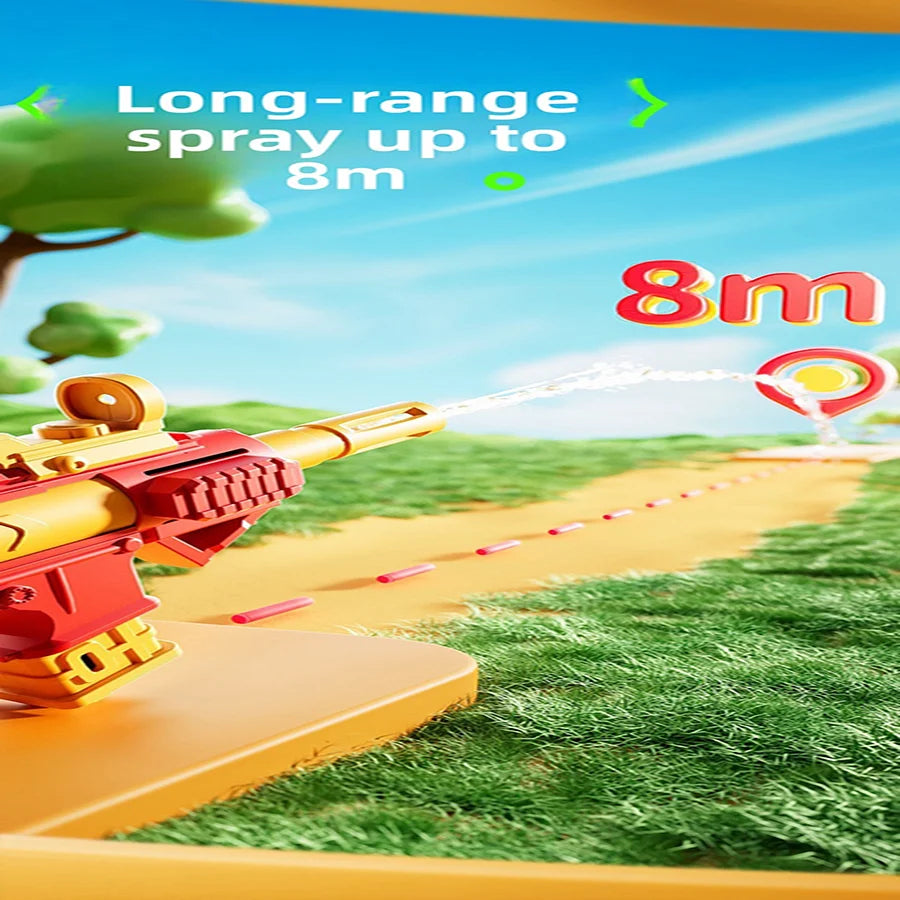 Water Gun Summer M416 Non Electric Pistol High-pressure Full Automatic Shooting Water Beach Toy Gun For Kid Children Boys Girls