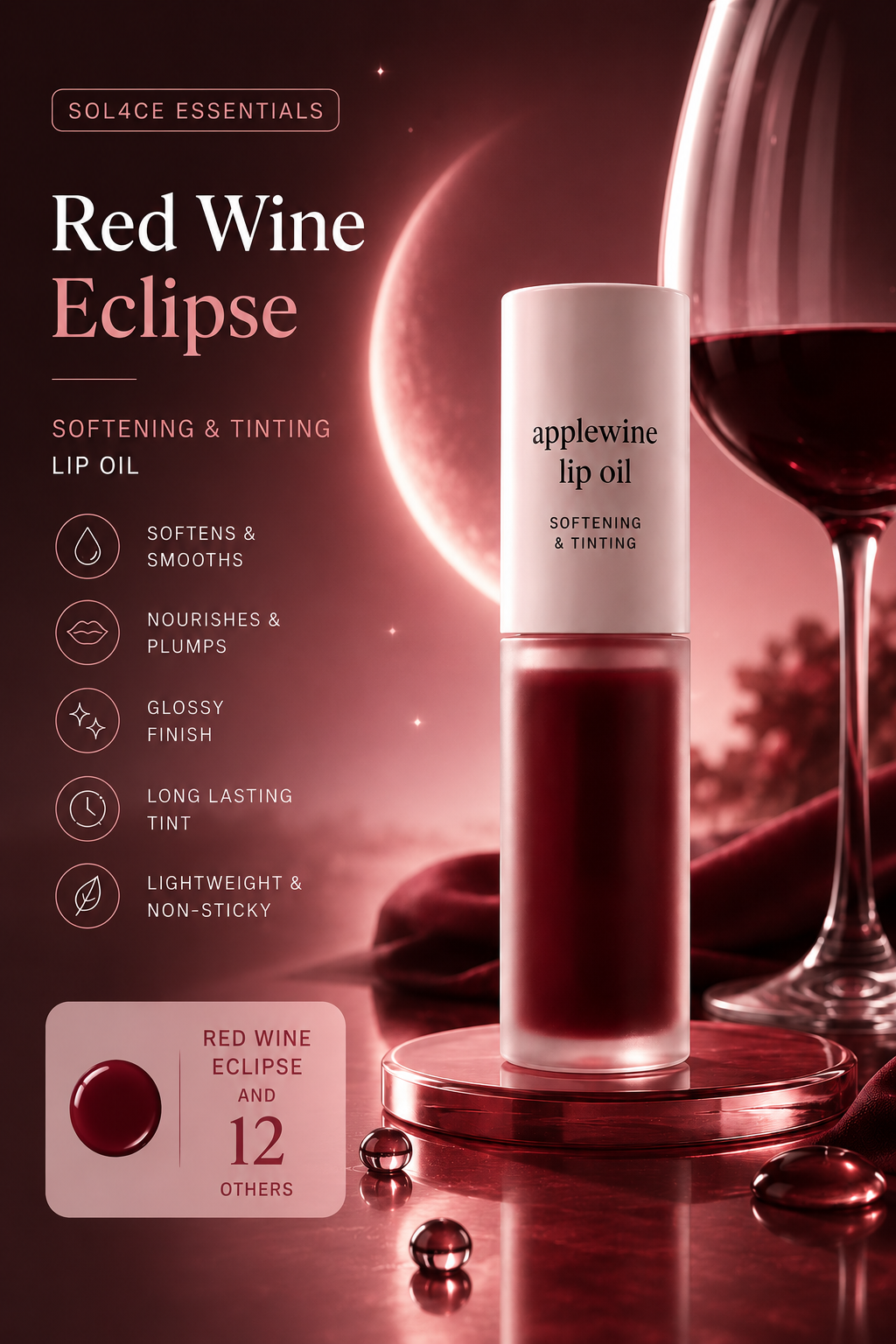 SOL4CE Velvet Hydrating Lip Oil